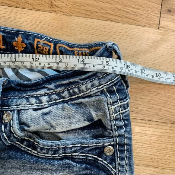 Rock Revival Cambria Easy Ankle Skinny Jeans Women’s Size 28 - Picture 12 of 14